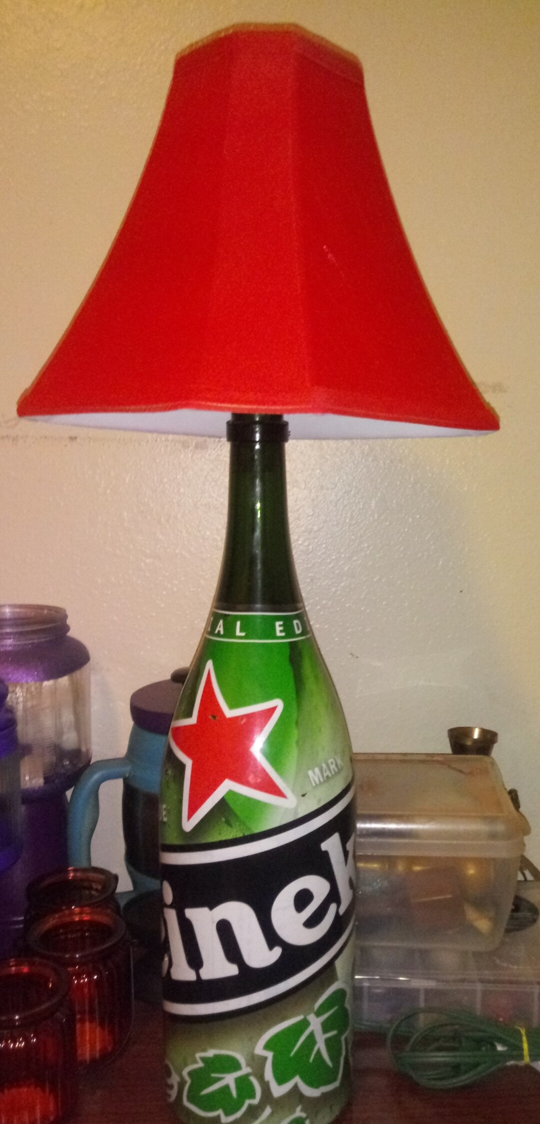 Heineken Limited Edition Bottle Lamp Etsy