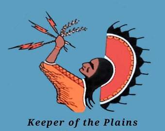 Tail Flash Art "Keeper of the Plains" Deluxe Print