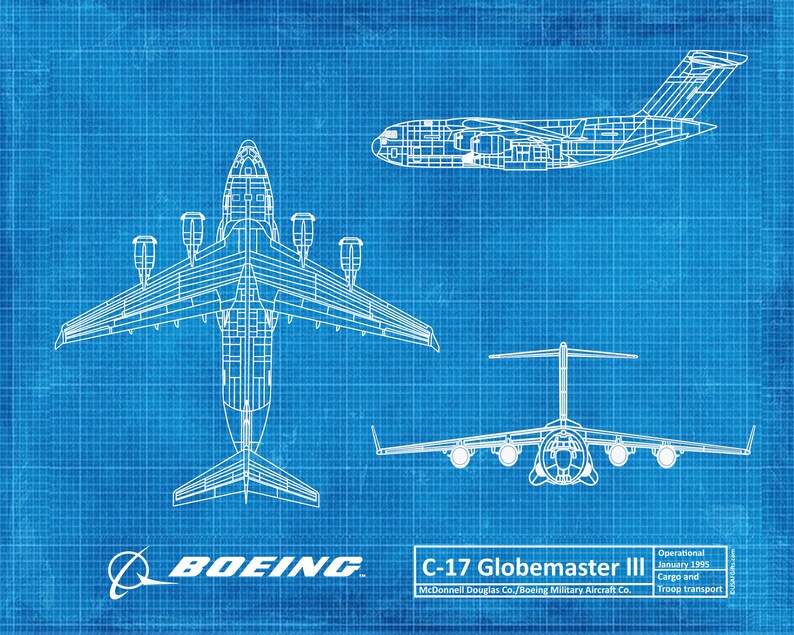 C 17 Globemaster Lll Blueprint INSTANT DOWNLOAD Print Yourself Etsy C 17 Globemaster Lll Blueprint INSTANT DOWNLOAD Print Yourself Etsy