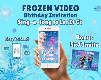 Frozen invitation Etsy graphic about Frozen Printable Invitations titled Frozen invitation Etsy