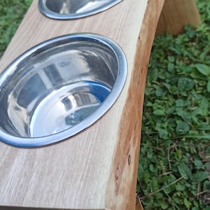 Dog Bowl Stand small- Elevated Dog Bowl - Dog Bowl - Raised Dog Bowl - Personalized Dog Bowl