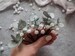 Wedding greenery hair pins Eucalyptus baby breath 