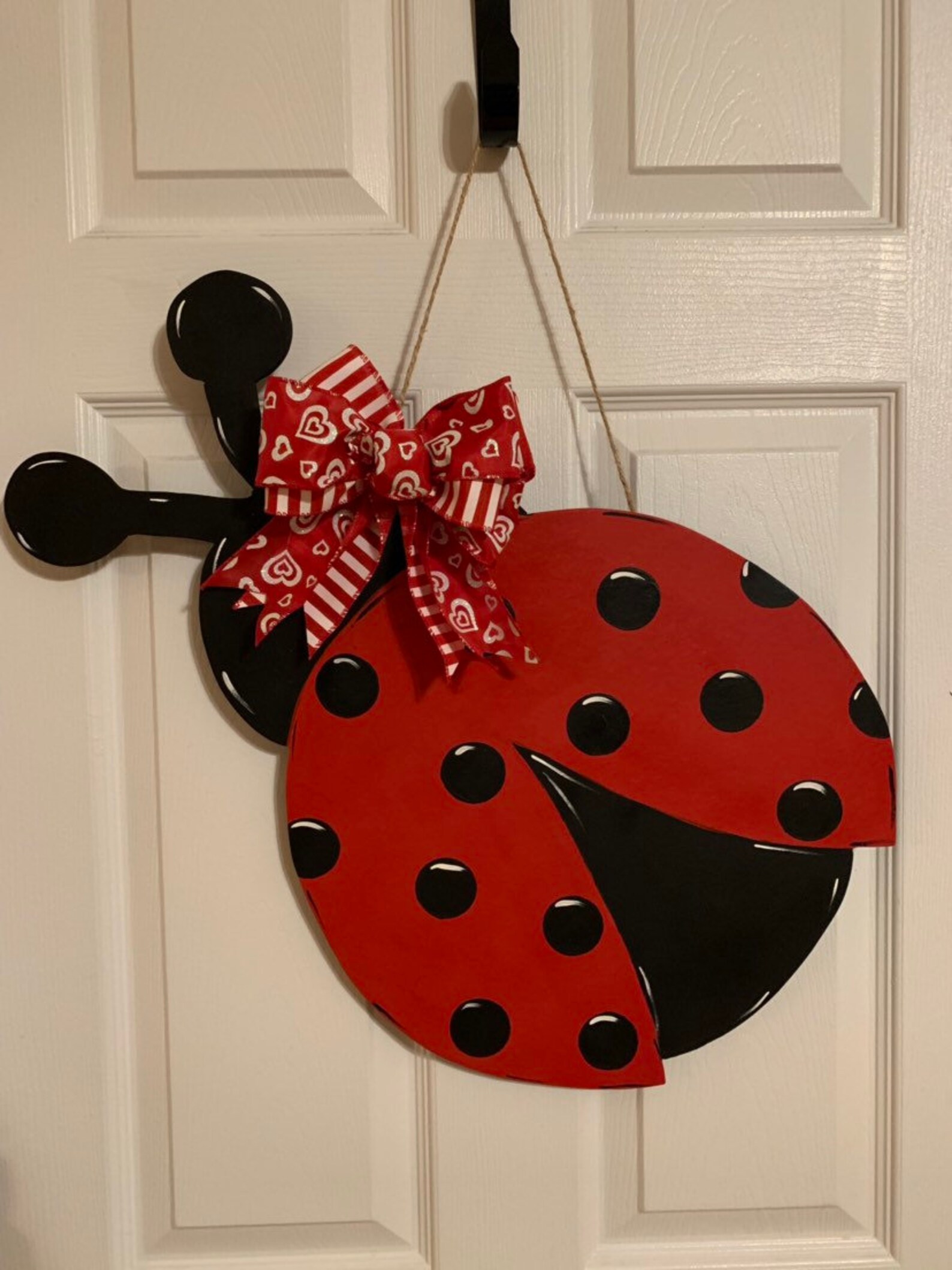 Summer decoration summer door hanger ladybug door hanger Etsy