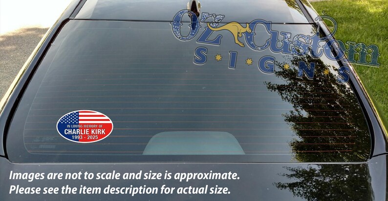 Custom Sticker Polychrome Charlie Kirk - In Loving Memory - Decal / Sticker polychrome ! - Etsy ...