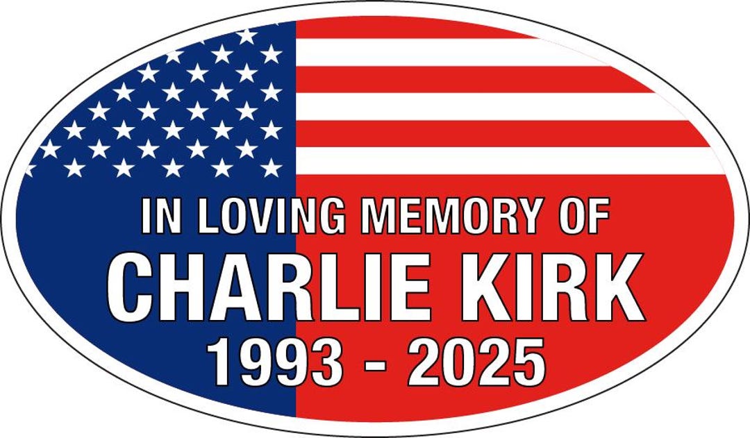 Custom Sticker Polychrome Charlie Kirk - In Loving Memory - Decal / Sticker polychrome ! - Etsy ...