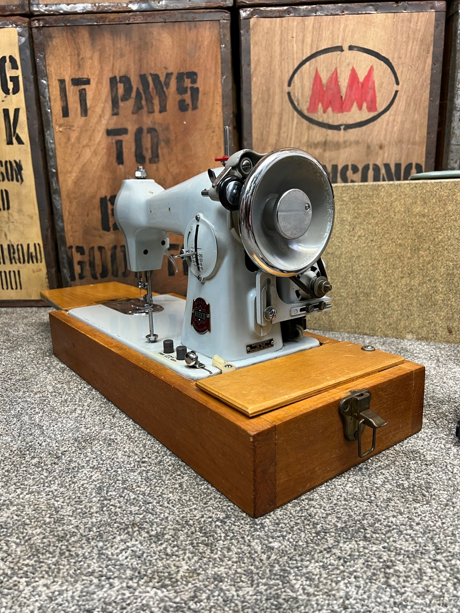 Vintage Novum Deluxe Mkiii Mk3 Sewing Machine With Hard Case Etsy UK