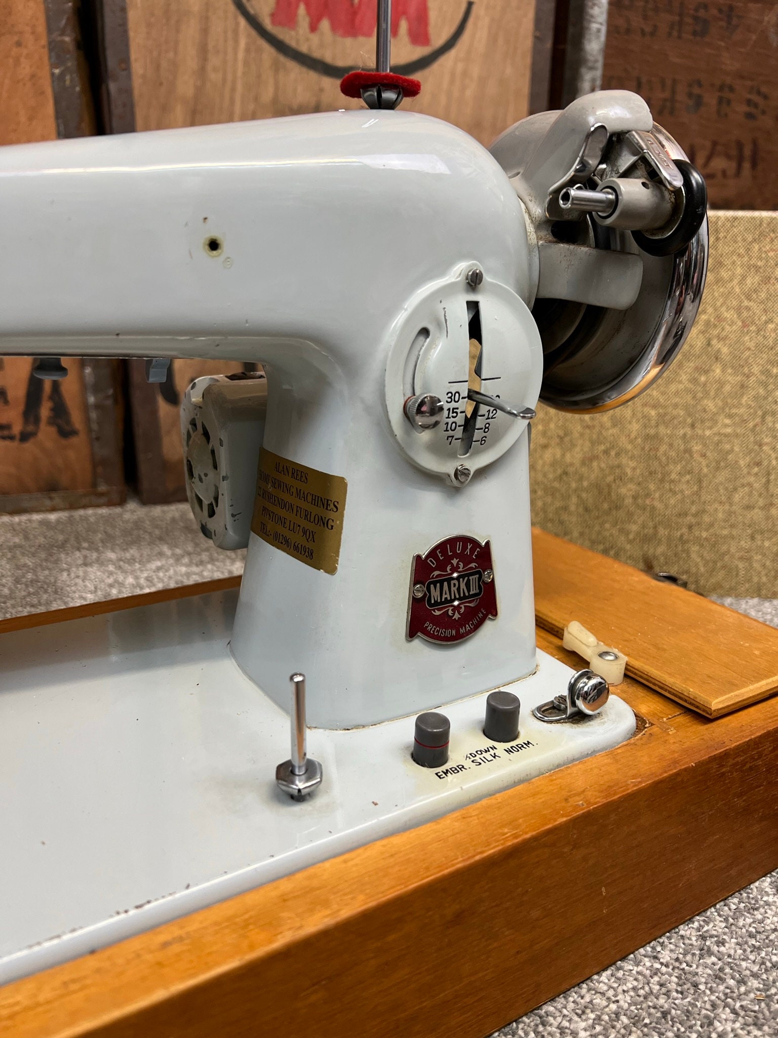 Vintage Novum Deluxe Mkiii Mk3 Sewing Machine With Hard Case Etsy UK