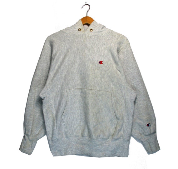 Vintage Champion Reverse Weave Small Logo White Co