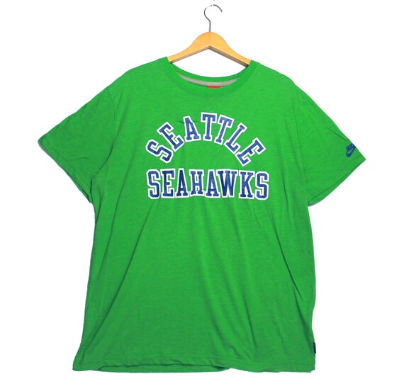 Vintage NIKE NFL Seattle Seahawks Spellout Logo Sh