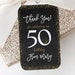 50th Birthday Tags Favor Tags Printable Thank You Tag | Etsy
