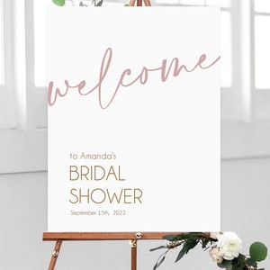 Plantilla de letrero de bienvenida de despedida de soltera, letrero minimalista de brunch nupcial, signo de bienvenida de despedida de soltera moderna, ducha de despedida de soltera editable, signo de bienvenida