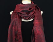 Thai silk Scarf,Gift for her,shawl,festival scarf,colorful scarf,scarves,paisley,boho scarf,hippie scarf,bohemian scarf,gypsy,woman scarf