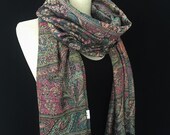 Pashmina Scarf,paisley,shawl,festival scarf,colorful scarf,scarves,cashmere scarf,boho,hippie scarf,bohemian,Wrap,soft scarf,unisex scarf