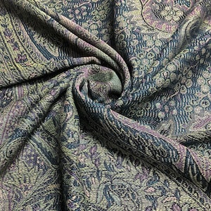 Natural Green Pashmina Scarf gift idea shawl & wrap festival scarf green scarf scarves1938 hippie scarf bohemian Ladies Scarves Bridesmaids zdjęcie 4