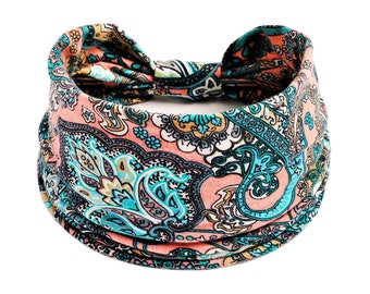 Hair Accessory Yoga Headband Antiperspirant Sweat-Absorbent Elastic Sports Headband Ladies Bohemian Sports Hairband Yoga Hair Bands Women