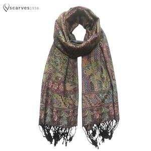 Burgundy Pashmina Scarf flowers festival pashmina shawl hippie Shawls Women Head Wraps Rave accessories Mothers Day Gift Bohemian Style Gift
