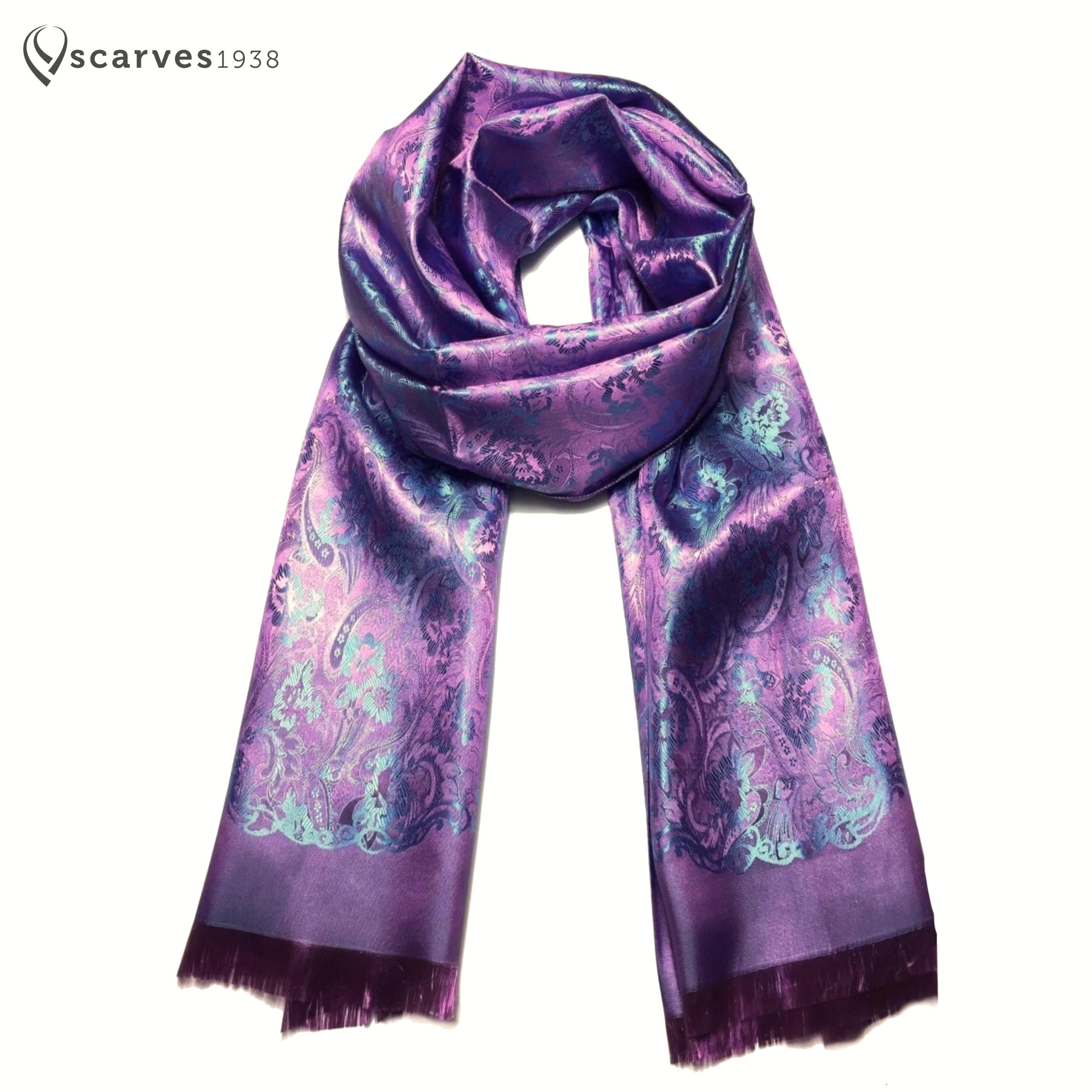 Pink Purple Scarf - Etsy