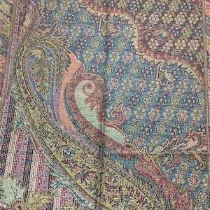 Natürlicher Pashmina Schal Geschenkidee Schal Festival Schal Schals Hippie Schal Boho Wandteppich Ethno Paisley Blumen Brautjungfern Geschenke Schal Bild 7