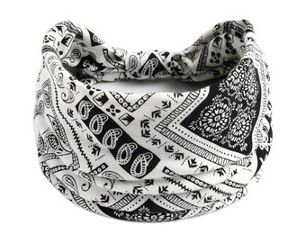 Yoga Headband Antiperspirant Sweat-Absorbent Elastic Sports Headband Ladies Hair Accessories Bohemian Sports Hairband Yoga Hair Bands Women