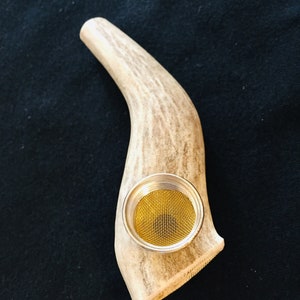 Light Color Antler Pipe