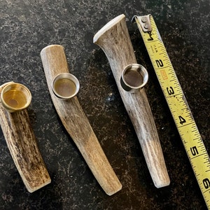 Dark Color Antler Pipe