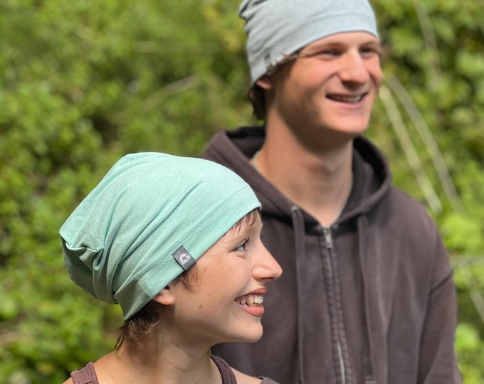 Summer beanie super light several colors cotton blend melange skin-friendly women pollutant-free leisure sports chemo handmade