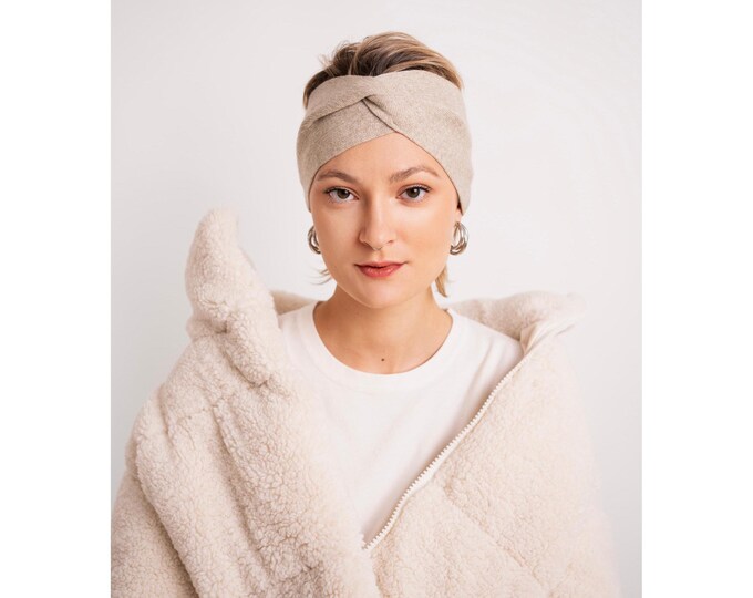 unisex wide headband for autumn and winter various colours suitable for allergy sufferers made in Europe