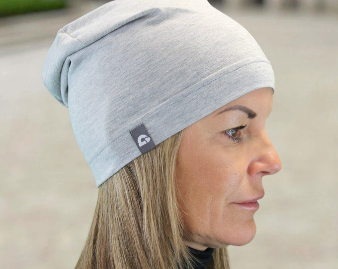 Summer beanie super light several colors cotton blend melange skin-friendly women pollutant-free leisure sports chemo handmade