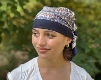 Women's summer headscarf Bohemian style practical comfortable sun protection to tie