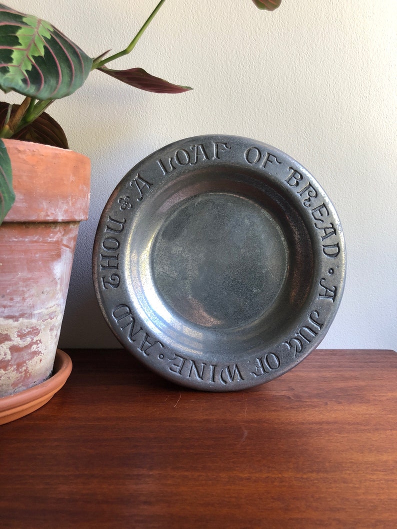 Vintage a Loaf of Bread A Jug of Wine and Thou Etsy