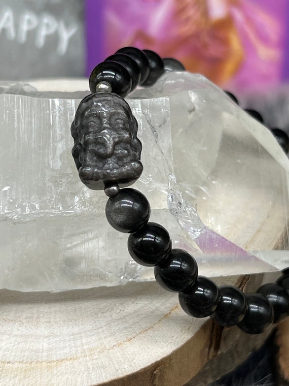 Gray Stone Charm Bracelet Gray Stone Charm Bracelet