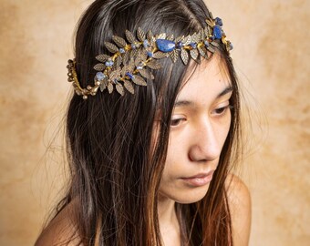 Bijoux de Tête Bijoux de Cheveux Tiaras Mariée Diadème Mariage Coiffe Cocktail Couronne Pistils Bibi Headpiece Tocado Joya Cristaux Celtique