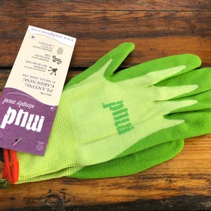 Rubberized Mud Gardening gloves, S. Use code for Free Shipping with plant purchase.