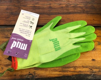 Rubberized Mud Gardening gloves, L. Shipping is auto waived in Basket for Free Shipping with plant purchase.