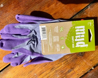 Rubberized Mud Gardening gloves, S. Free Shipping with plant purchase.