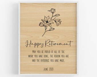 Retirement gift | Etsy