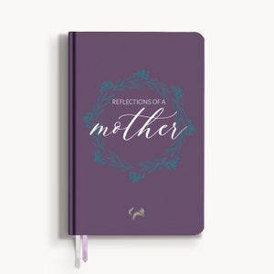 mom gift postpartum luxury personalized journal with custom message on back for her after birth unique gift idea sentimental memories