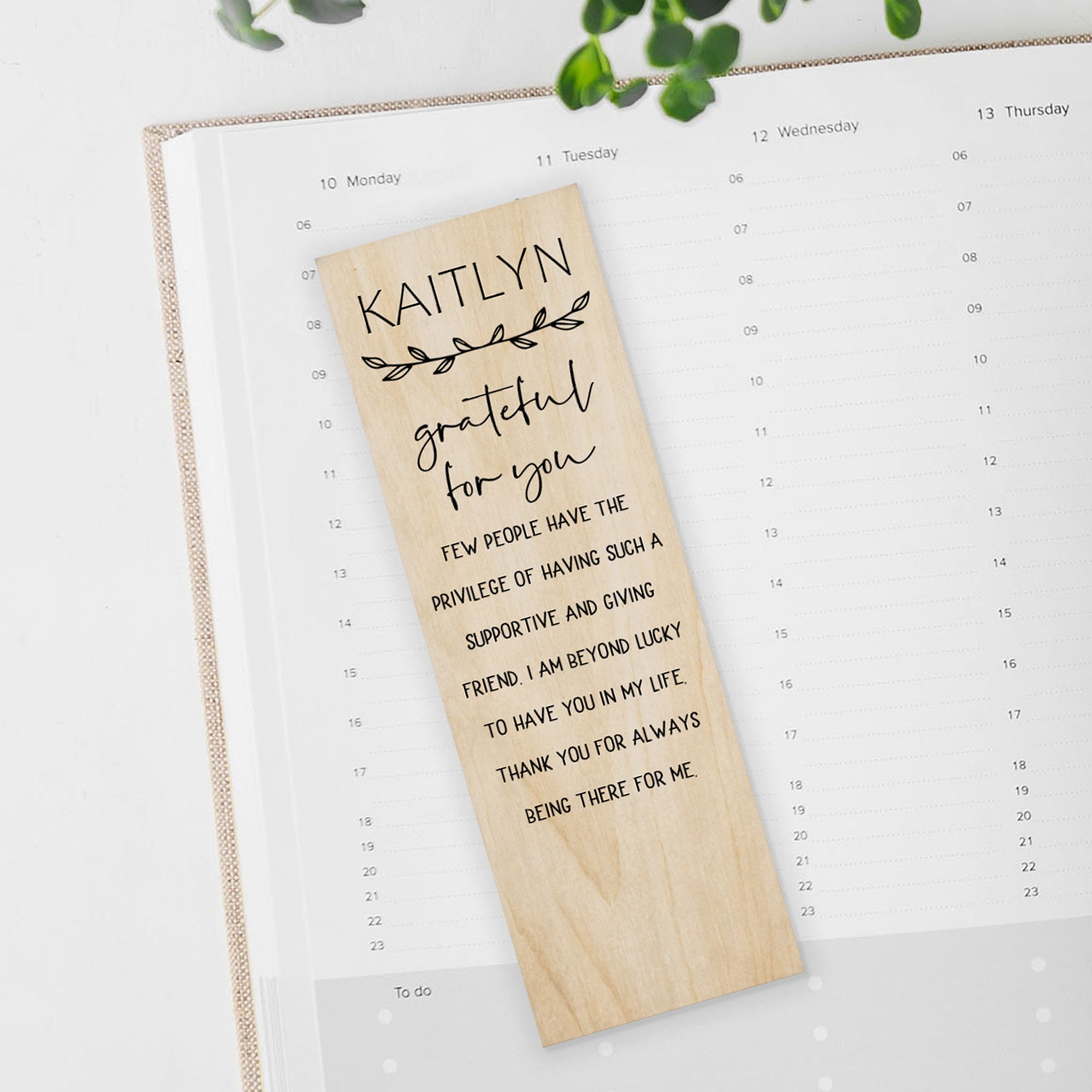 Best Friend Gift Bookmark / Thank You Gift for Friend / Thank Etsy