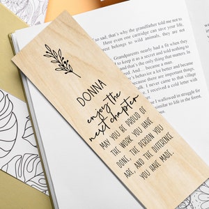 Personalized Nurse Retirement Gift / Wood Bookmark / Personalized Nurse Gift / Nursing Gift / Card / Print / Unique Gift for Her / Gift Idea