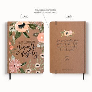 Leatherette Proverbs 31 Personalized Journal - Christian Gifts for ...