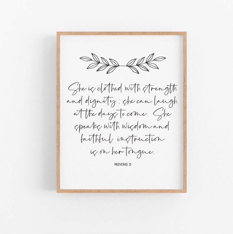 Custom Bible Verse Wall Art / Proverbs 3125 Printable / Etsy