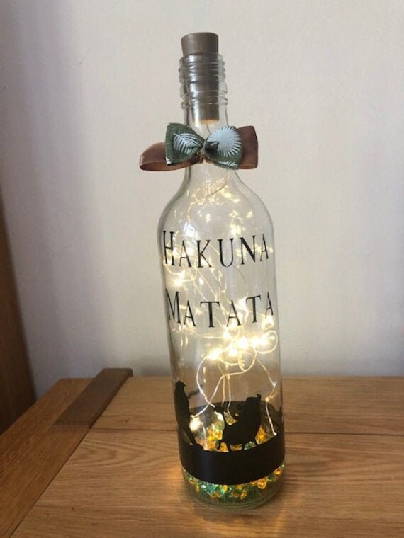 Disney Lion King Light Up Bottle Gift Hakuna Matata Personalised Birthday Disney Lion King Light Up Bottle Gift Hakuna Matata Personalised Birthday