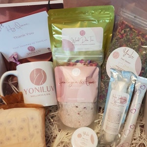 WOMB SUPPORT KIT - Womb Cleanse Product - Women Accessories - Self Care Kit - Handmade Starter Kit - Gift For Wife