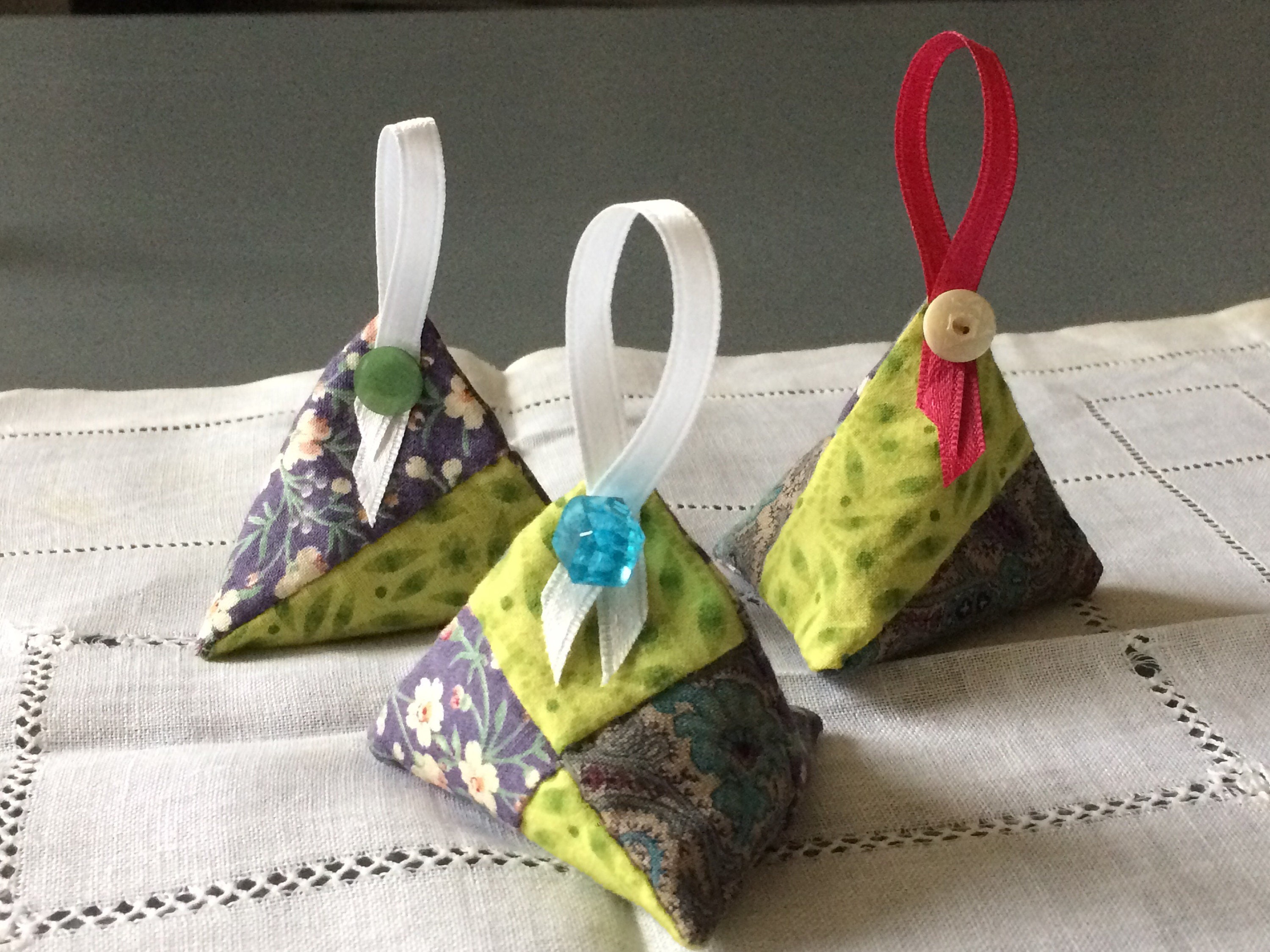 Berlingots de Lavande en Patchwork Par Trois