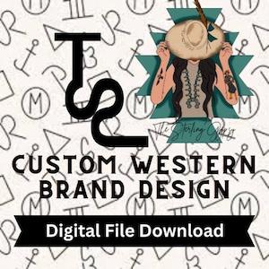 Custom Western Brand/ Farm Brand/ Cow Brand Digital File Download
