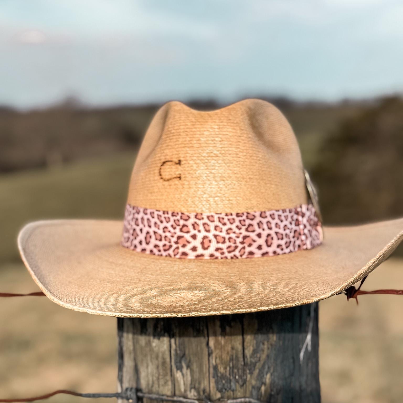 Charlie One Horse Hat with Custom Leopard Band Charlie 1 Horse | Fashionable Hats | Western Women main image 4