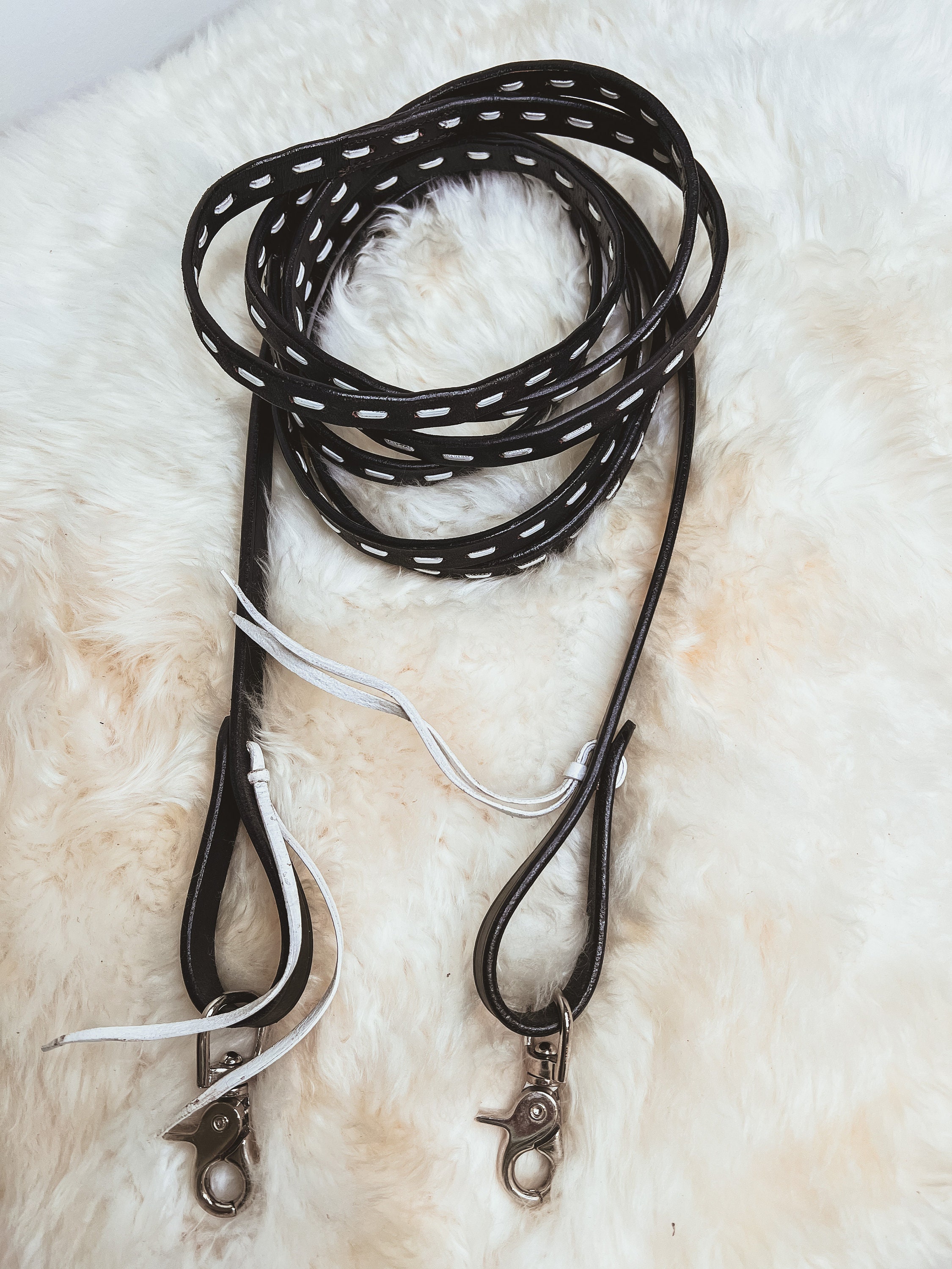 Rênes Surélevées Edgewood Cuir – Surpiqûres Fantaisie – Taille Oversize