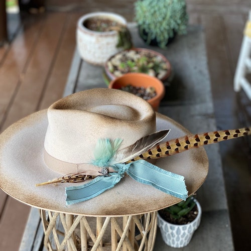 Custom Charlie 1 Horse Hat Boho Western 