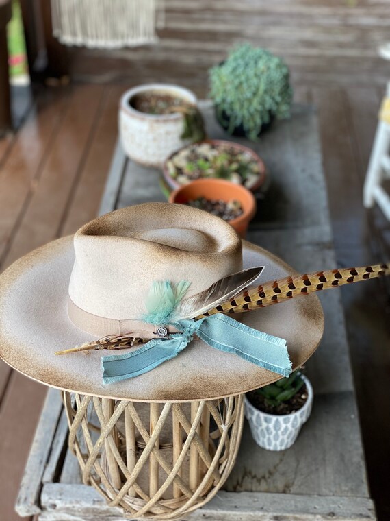 Custom Charlie 1 Horse Hat Boho Western 