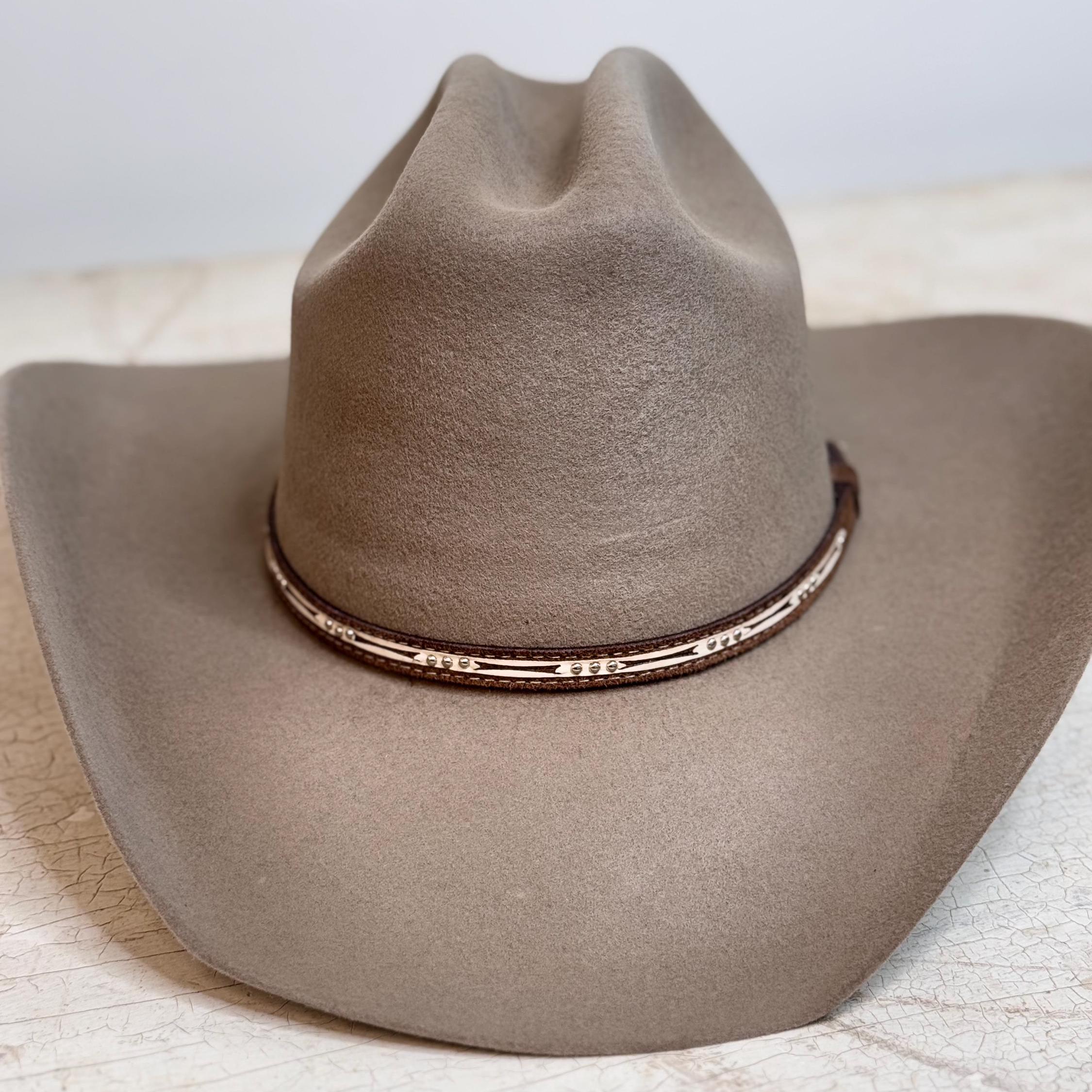 Customizable Cattleman Wool Cowboy Hat Western Classic Hat  display picture 2